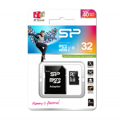 SILICON POWER MICRO SDHC 32GB Class 10 + adapter - Galeria zdjęcie 3