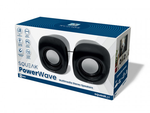SQUEAK GŁOŚNIKI KOMPUTEROWE POWERWAVE SQ1003 - Galeria zdjęcie 5