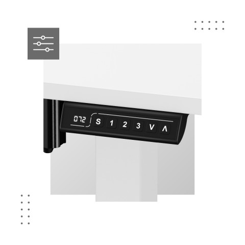 Biurko elektryczne MA-Leader 7.0 White - Galeria zdjęcie 7