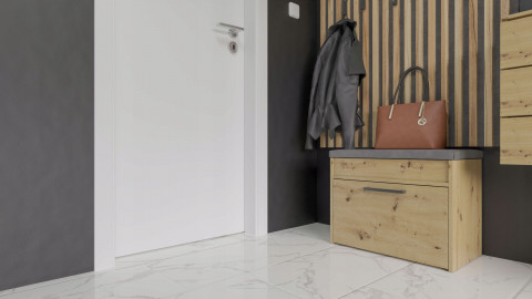 Szafka na buty ze schowkiem PARMA MINI 60x35xH49 artisan - Galeria zdjęcie 5