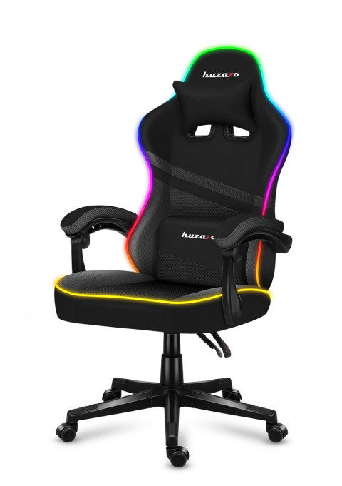 Fotel gamingowy Huzaro Force 4.4 RGB Black - Galeria zdjęcie 3