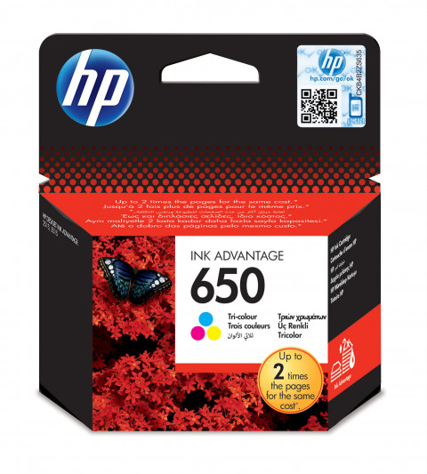 Tusz HP kolor HP 650 CZ102AE. - Galeria zdjęcie 1