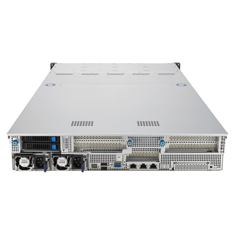 Platforma Asus Rack (2U) RS520A-E12-RS12U AMD Epyc 9004 (12x NVMe, 2xGPU, 2x1Gbe, IPMI, 1+1 1600W) - Galeria zdjęcie 4