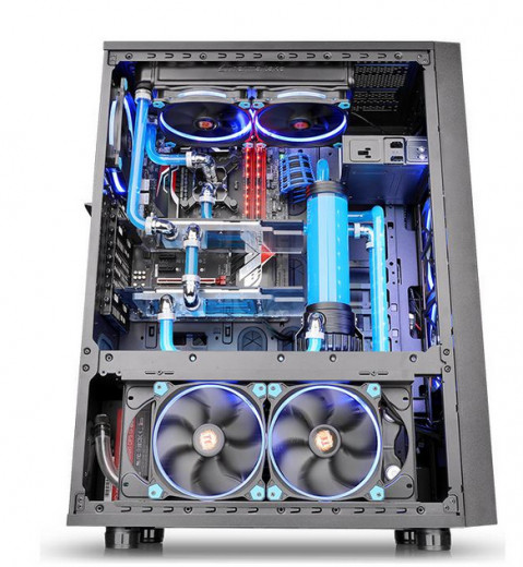 Obudowa Thermaltake Core X71 Full Tower USB3.0 Tempered Glass - Black - Galeria zdjęcie 4