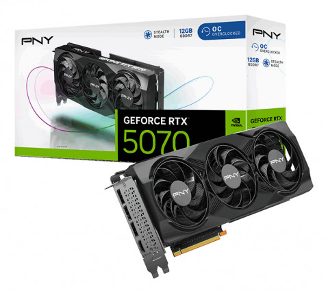 Karta graf. PNY GeForce RTX 5070 12GB OC 3-FAN - Galeria zdjęcie 9