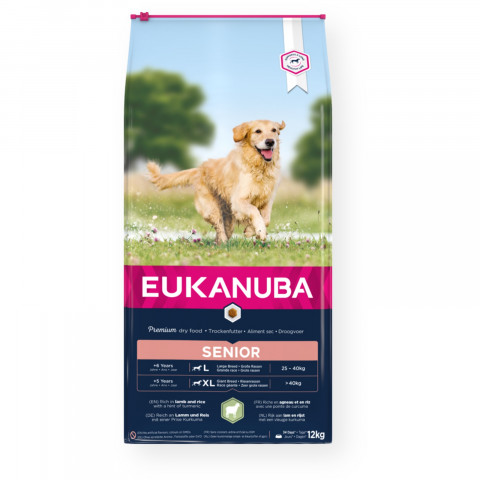 EUKANUBA Senior Large&Giant Jagnięcina z ryżem - sucha karma dla psa - 12kg - Galeria zdjęcie 1