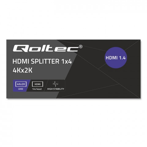 QOLTEC ROZDZIELACZ SPLITTER 4XHDMI 4KX2K | 3.4GB/S - Galeria zdjęcie 12