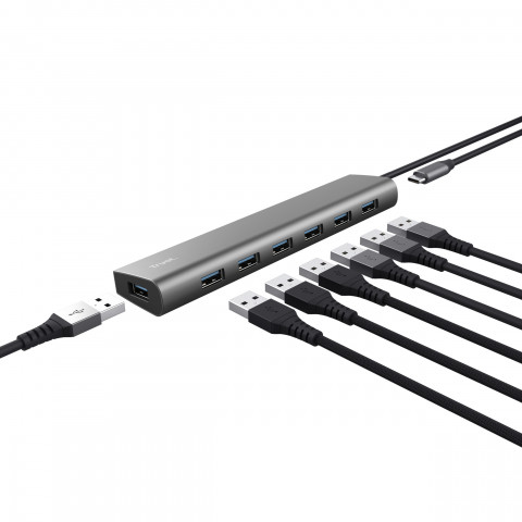 Trust HALYX 7 PORT USB HUB - Galeria zdjęcie 3