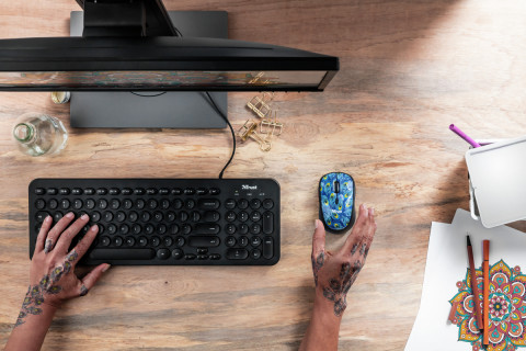Mysz TRUST Yvi Wireless Peacock (23388) - Galeria zdjęcie 5