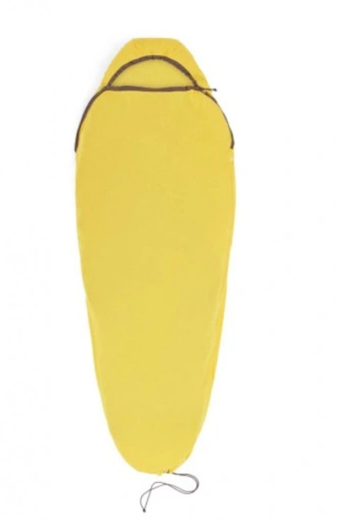 Wkładka do śpiwora SEA TO SUMMIT Reactor - Mummy w/ Drawcord- Compact - Yellow - Galeria zdjęcie 1