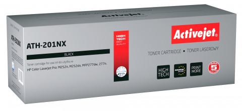 Activejet ATH-201NX Toner do drukarki HP, Zamiennik HP 201X CF400X; CRG045H Supreme; 2800 stron; czarny. - Galeria zdjęcie 1