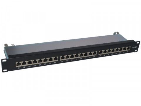 ALANTEC PATCH PANEL STP KAT.6A 24 PORTY LSA 1U - Galeria zdjęcie 1