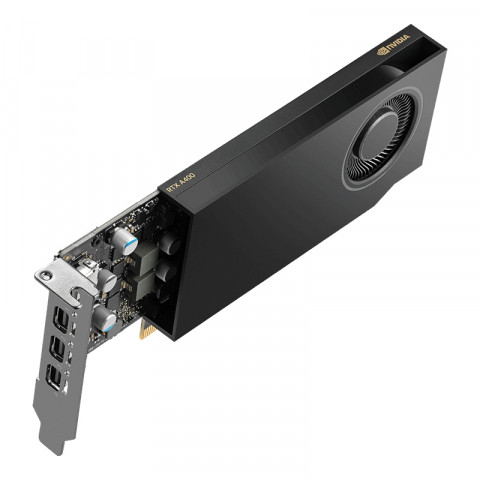 PNY NVIDIA A400 4GB GDDR6 64-bit, Low Profile, PCIe 4.0 x8, Single slot, 4 x Mini DisplayPort 1.4a, 50W, LP bracket, small box - Galeria zdjęcie 6