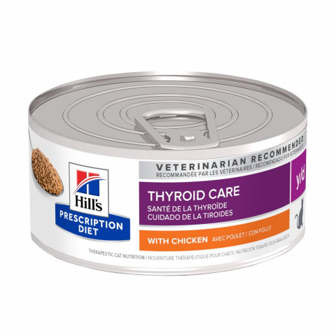 HILL'S Prescription Diet Thyroid Care Feline y/d - karma dla kota z chorą tarczycą - puszka 6x156g - Galeria zdjęcie 1