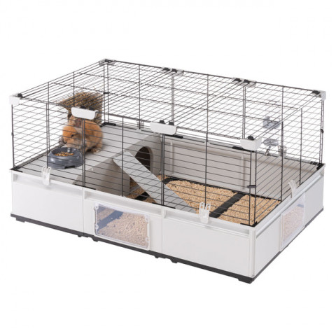 FERPLAST Modular 2 - klatka dla królika i świnki morskiej - 109 x 72 x 56cm - Galeria zdjęcie 3