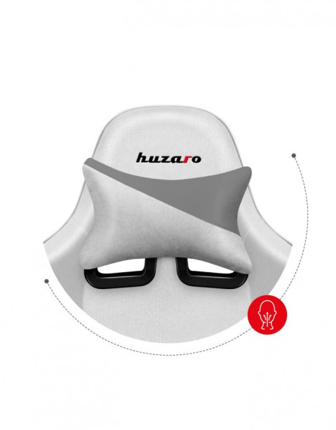 Fotel gamingowy Huzaro Force 6.2 White Mesh - Galeria zdjęcie 21
