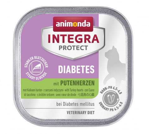 ANIMONDA Integra Protect Diabetes Serca indyka - mokra karma dla kota - 100g - Galeria zdjęcie 1