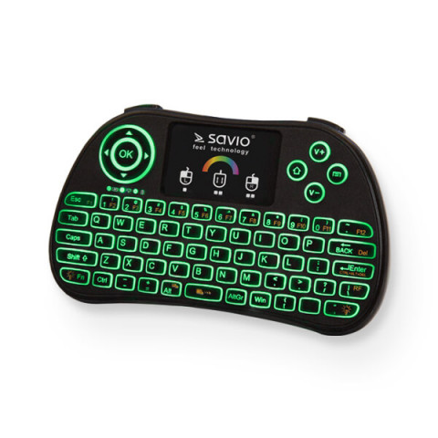 SAVIO KLAWIATURA BEZPRZEWODOWA RGB BACKLIT KW-03 - Galeria zdjęcie 3