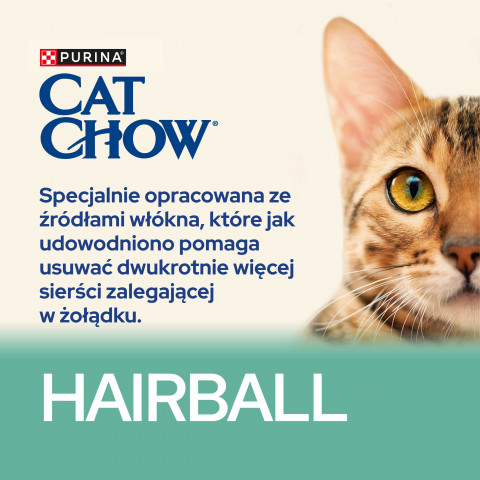 PURINA CAT CHOW Special Care Hairball Control - sucha karma dla kota - 1,5 kg - Galeria zdjęcie 5