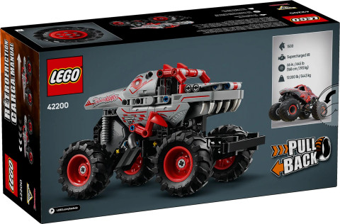 LEGO TECHNIC 42200 Monster Jam™ ThunderROARus™ z napędem typu pull-back - Galeria zdjęcie 9