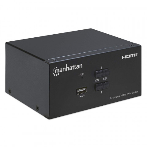 MANHATTAN PRZEŁĄCZNIK KVM HDMI/USB 2X1 DUAL-MONITO - Galeria zdjęcie 2