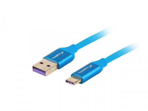 LANBERG KABEL USB-C 2.0 (M) - A (M) PREMIUM 1M 5A - Galeria zdjęcie 1