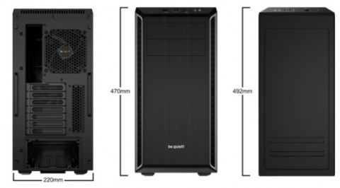 be quiet! obudowa Pure Base 600, silver, ATX, M-ATX, mini-ITX - Galeria zdjęcie 4