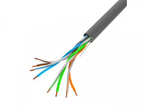 Lanberg kabel utp kat.5e 305m drut cca lcu5-10cc-0305-s - Galeria zdjęcie 2
