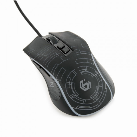 GEMBIRD GAMINGOWA MYSZ Z PODŚWIETLENIEM RGB USB CZ - Galeria zdjęcie 2