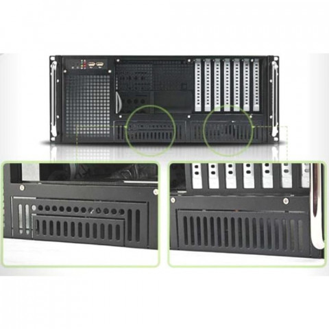 TECHLY OBUDOWA PC ATX RACKOWA 19 CALI 4U CZARNA 30 - Galeria zdjęcie 7