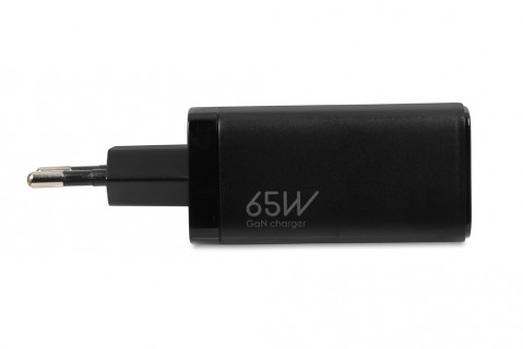 ŁADOWARKA SIECIOWA I-BOX C-65 GAN 65W KABEL, BLACK - Galeria zdjęcie 7