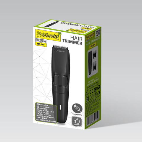 Trymer do włosów USB MAESTRO MR-640 - Galeria zdjęcie 5