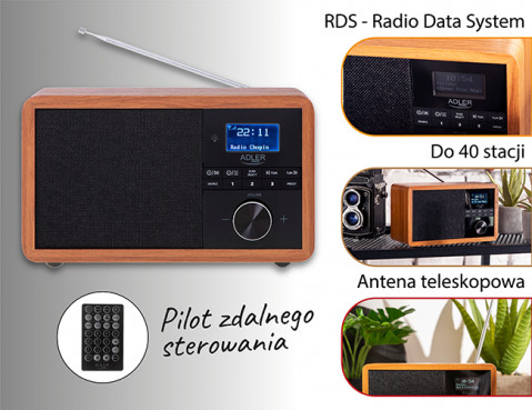Radio DAB+ ADLER AD 1184 - Galeria zdjęcie 12