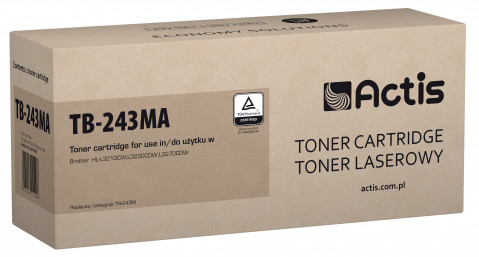 Actis TB-243MA Toner do drukarki Brother, Zamiennik Brother TN-243M; Standard; 1000 stron; purpurowy. - Galeria zdjęcie 1