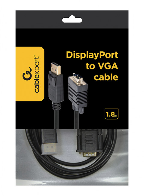 GEMBIRD KABEL DISPLAYPORT M -> VGA M 1,8M - Galeria zdjęcie 4