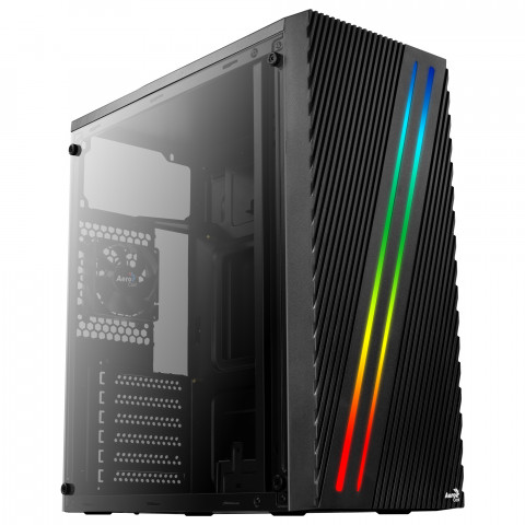 OBUDOWA AEROCOOL PGS STREAK A USB 3.0 Black RGB - Galeria zdjęcie 3