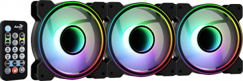 Went.+hub AEROCOOL PGS MIRAGE 12 ARGB PRO (3x120) - Galeria zdjęcie 3