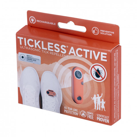 Odstraszacz kleszczy dla ludzi Tickless Active Coral - Galeria zdjęcie 14