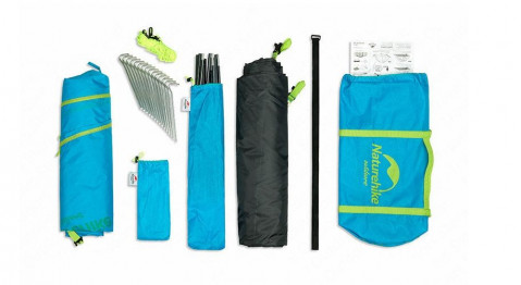 Naturehike Namiot P-Series 3 UV NH18Z033-P-Forest Green - Galeria zdjęcie 3