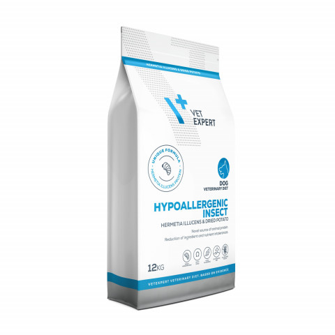 VET EXPERT Veterinary Diet Hypoallergenic Insect Dog - sucha karma dla psa - 12kg - Galeria zdjęcie 3