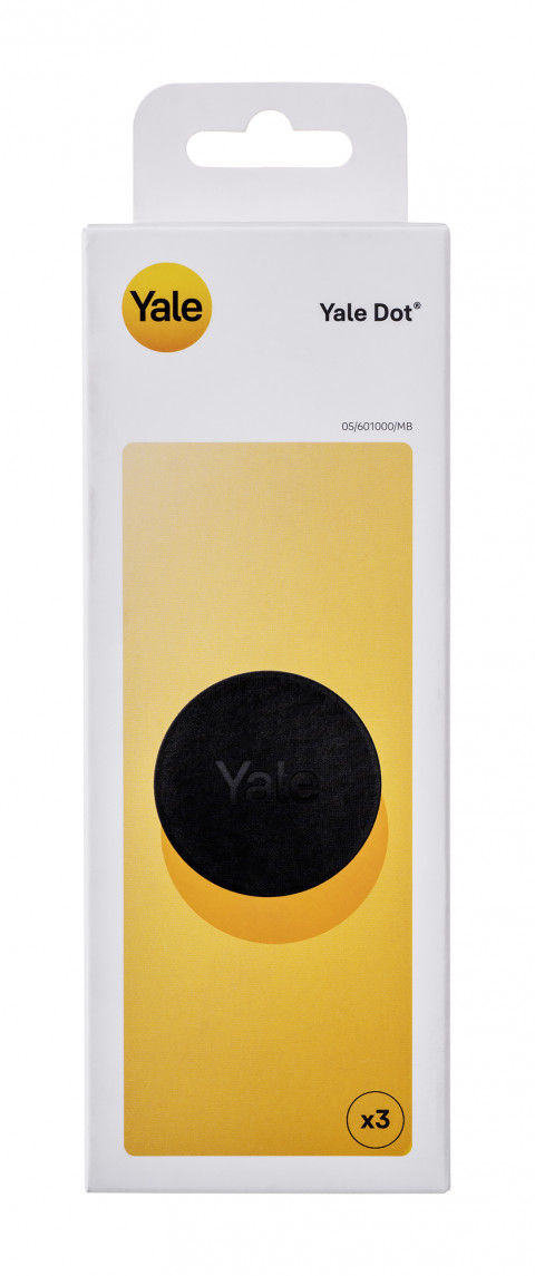 Yale Dot 3-Pack (Black) NFC Tag - Galeria zdjęcie 5