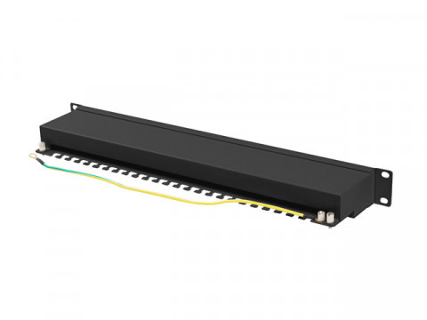 LANBERG PATCH PANEL 24 PORT 1U 19" KAT.6A FTP - Galeria zdjęcie 2