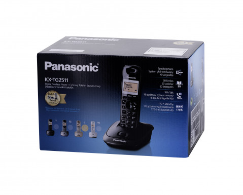 Telefon bezprzewodowy Panadonic KX-TG 2511PDJ Beżowy - Galeria zdjęcie 3