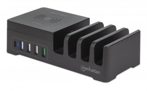 MANHATTAN STACJA ZASILAJĄCA 1X USB-C PD, 1X USB-A - Galeria zdjęcie 1