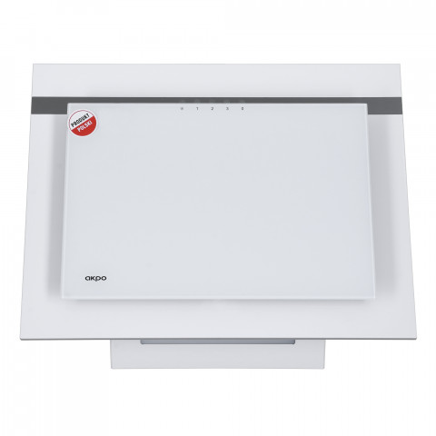 Okap AKPO WK-4 NERO LINE 2.0 50 BIAŁY T300 Liniowy LED/Siłownik - Galeria zdjęcie 3
