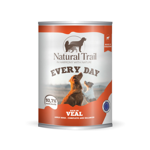 NATURAL TRAIL Every Day Bogata w cielęcinę - mokra karma dla psa - 800g - Galeria zdjęcie 1
