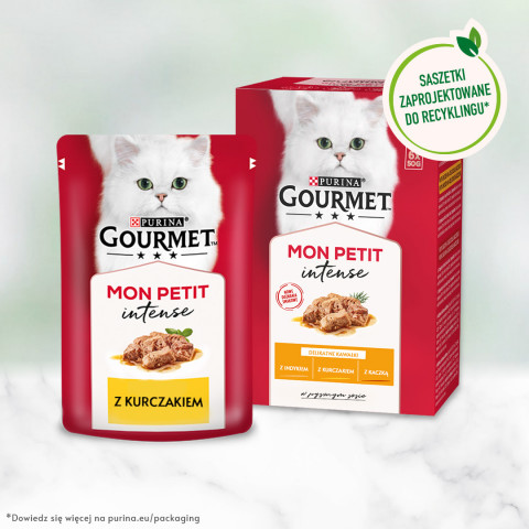 GOURMET Mon Petit Mix Drobiowy - mokra karma dla kota - 6x50 g - Galeria zdjęcie 2