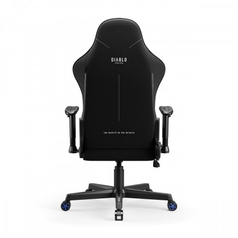 Fotel gamingowy DIABLO X-ST4RTER fotel granatowy - Galeria zdjęcie 4
