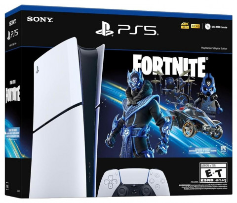 Sony Playstation 5 Digital Edition Slim +Fortnite - Galeria zdjęcie 3
