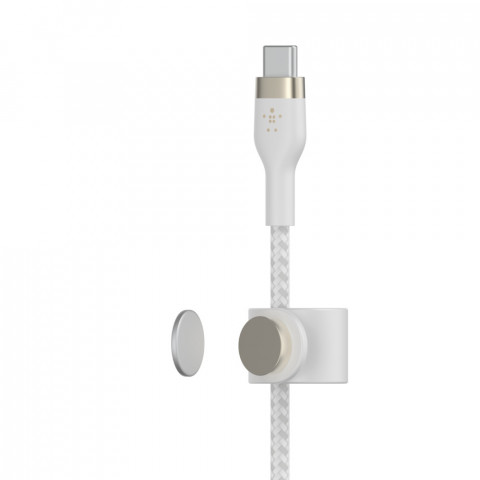 Kabel Belkin BoostCharge Pro Flex USB-C Cable with Lightning Connector 3m Silicone oplot White - Galeria zdjęcie 5